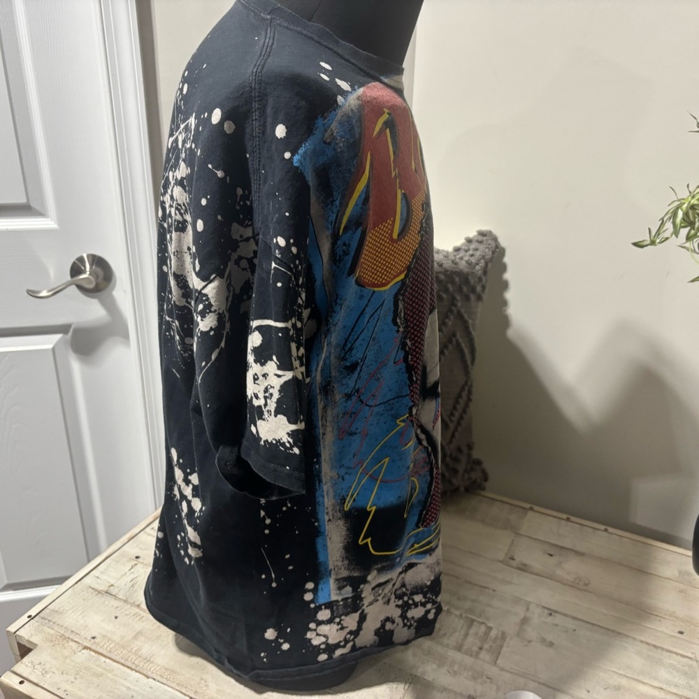 David Bowie Havoc Liquid Blue Tee- Size 2XL - Picture 2 of 4